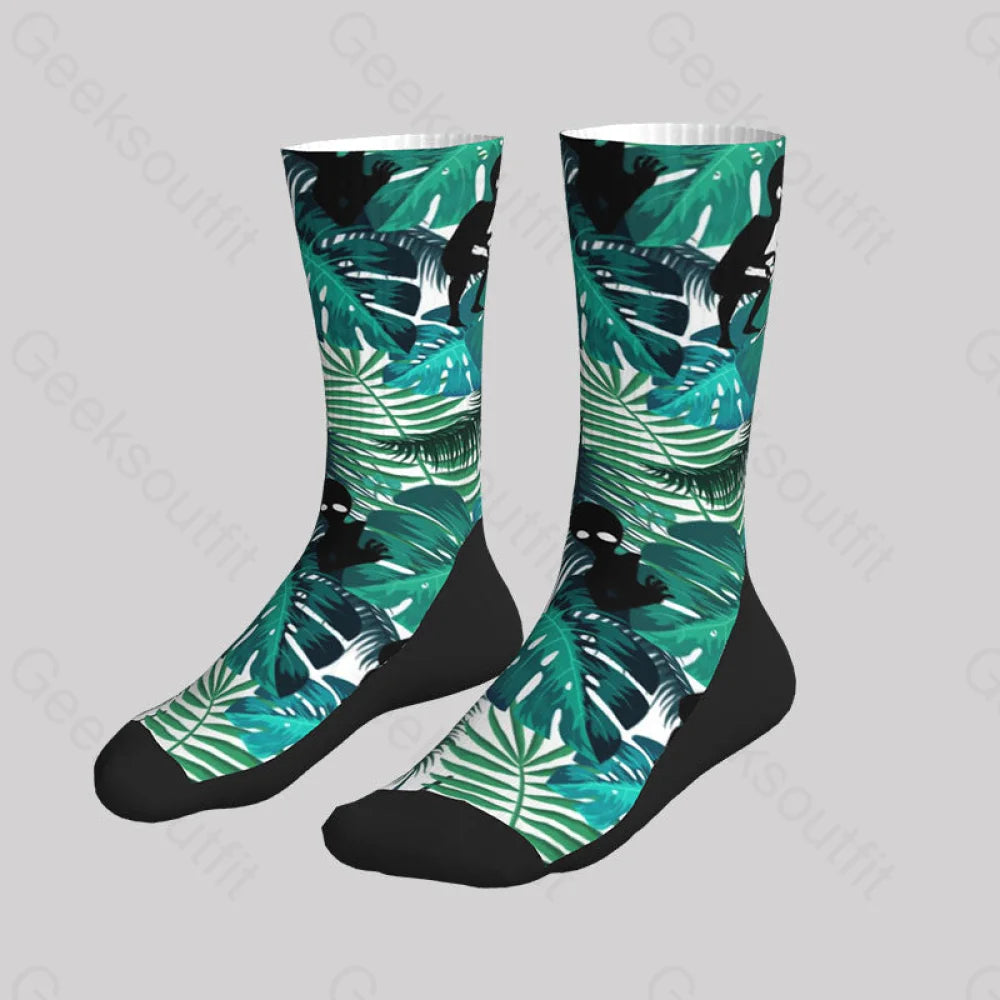 Alien Hawaiian Style Men’s Socks Sks105
