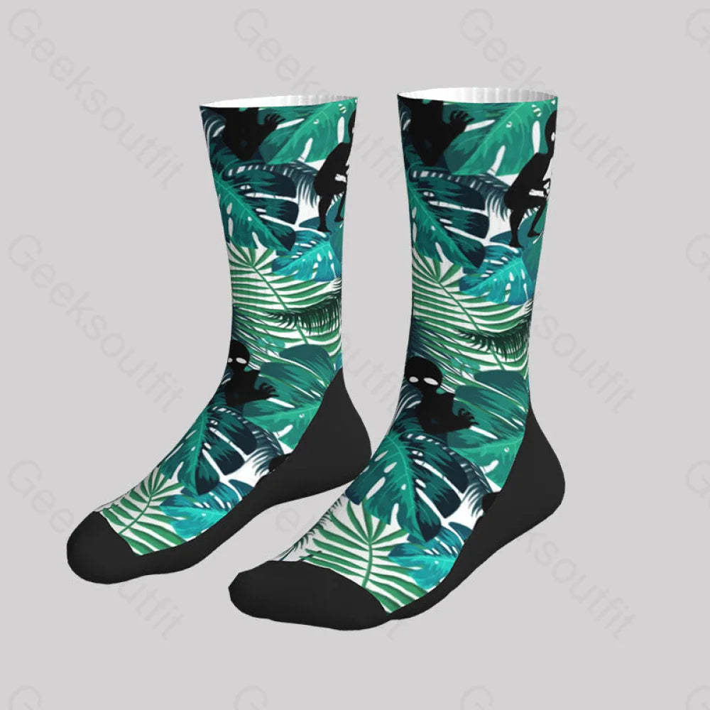 Alien Hawaiian Style Men’s Socks Sks105