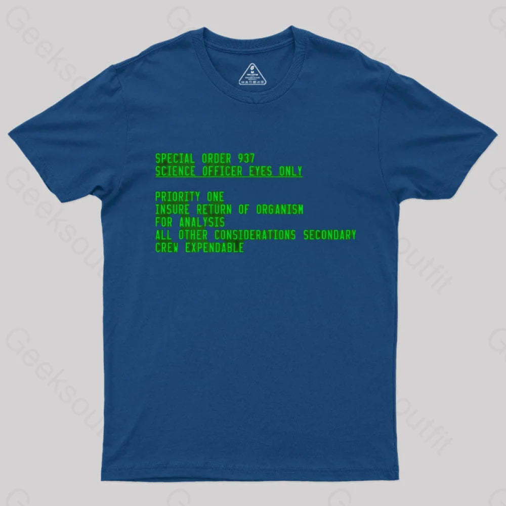 Alien Sonderauftrage 937 T-Shirt Navy / S