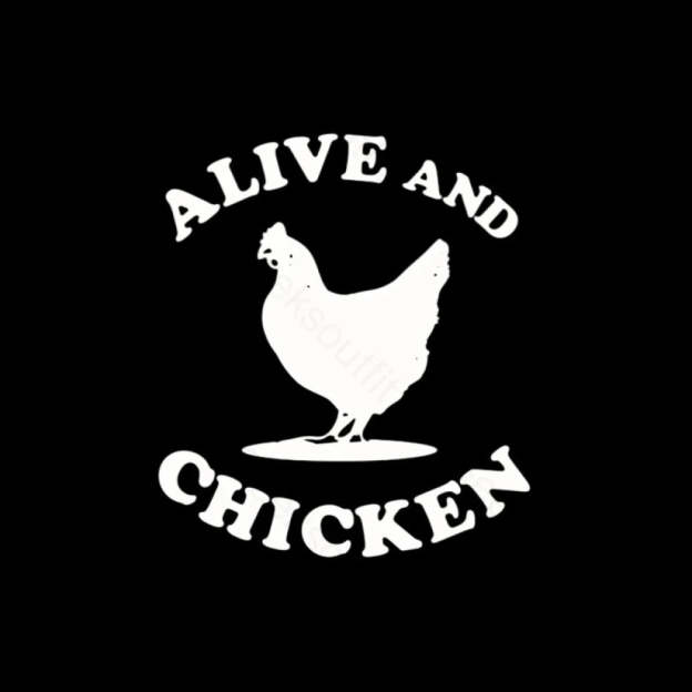 Alive And Chicken Geek T-Shirt