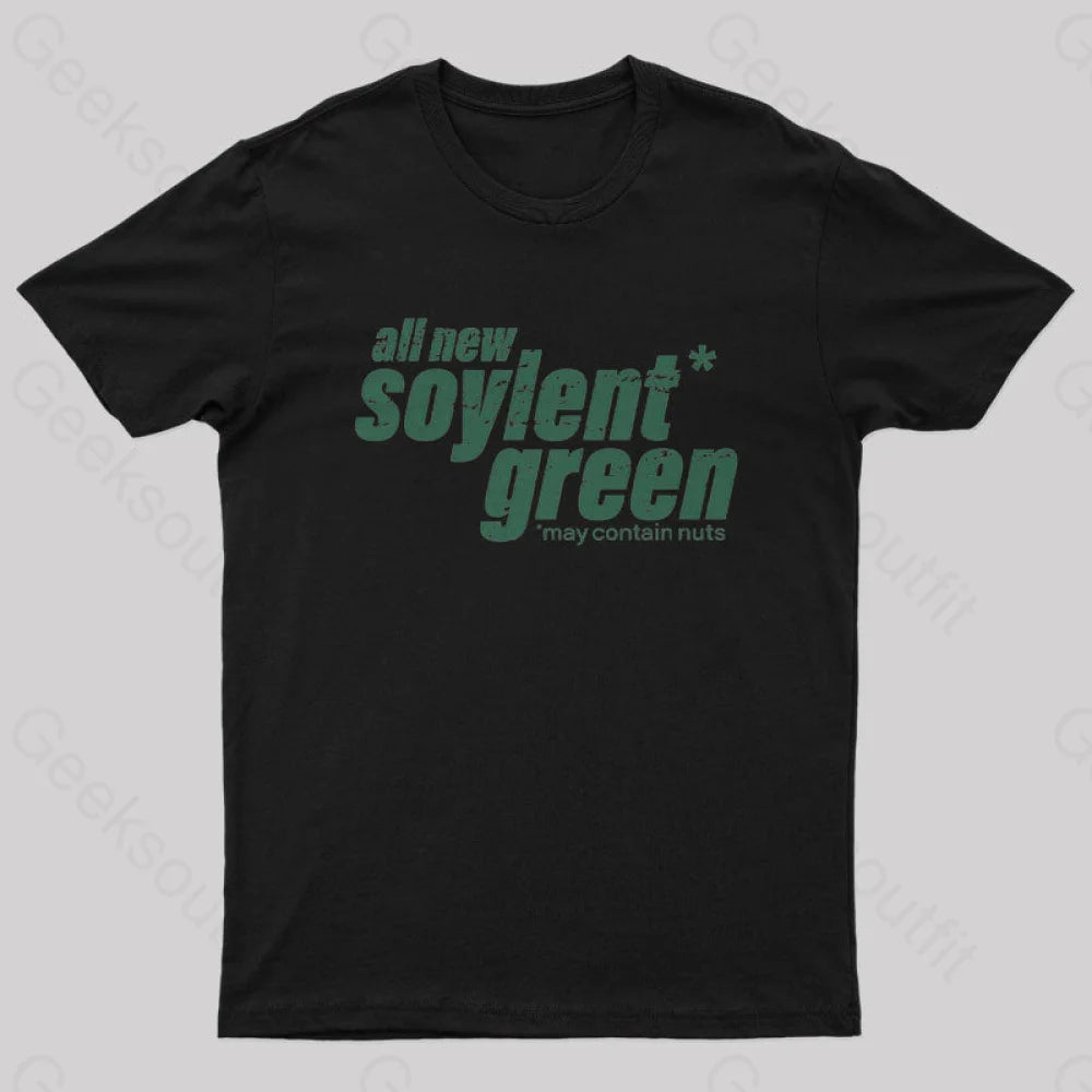 All New Soylent Green Geek T-Shirt Black / S