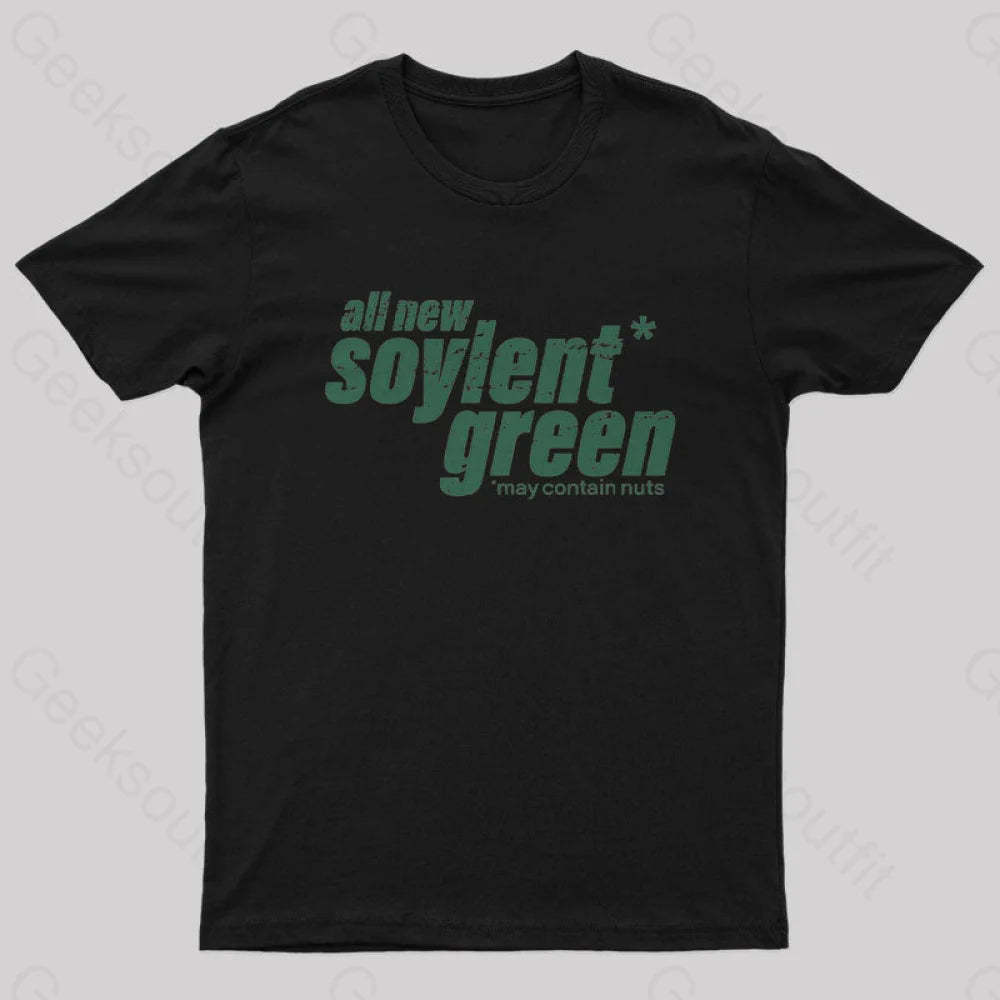 All New Soylent Green Geek T-Shirt Black / S