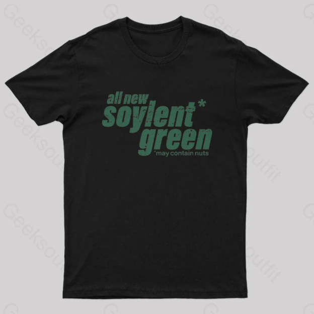 All New Soylent Green Geek T-Shirt Black / S