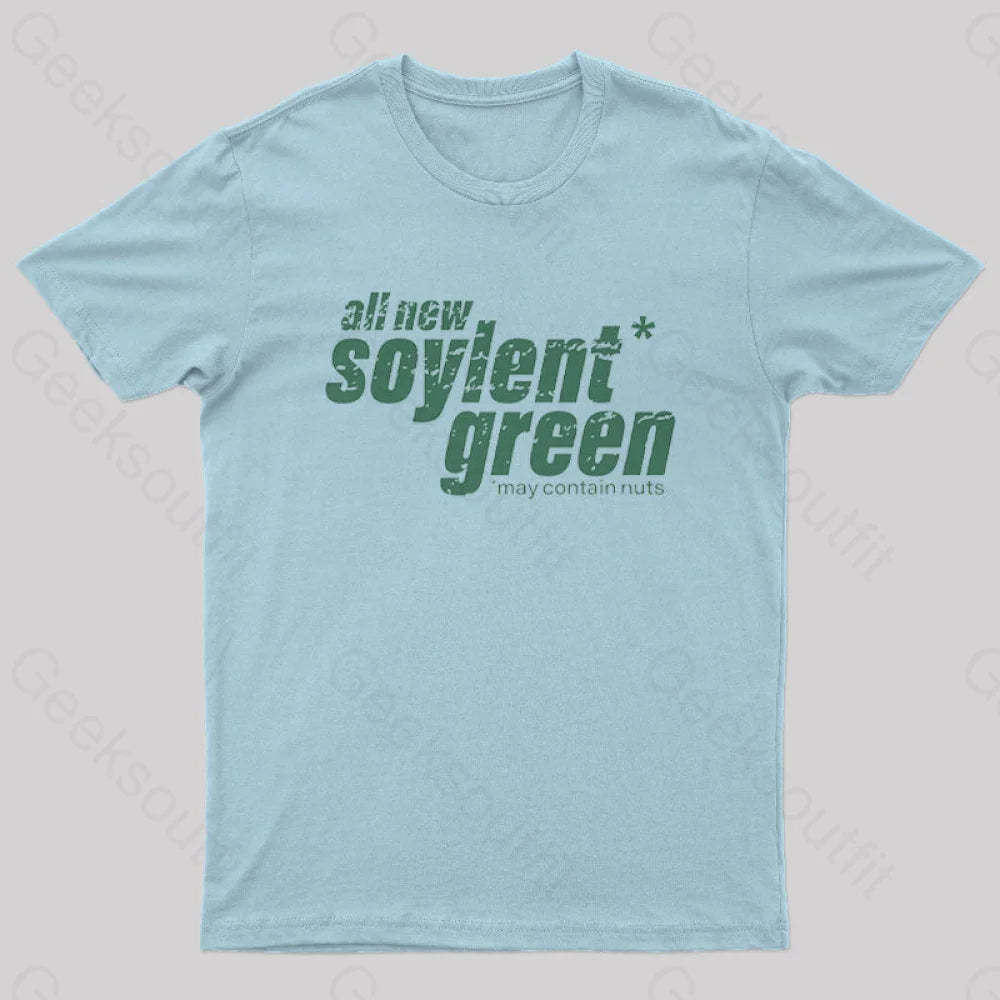 All New Soylent Green Geek T-Shirt Light Blue / S