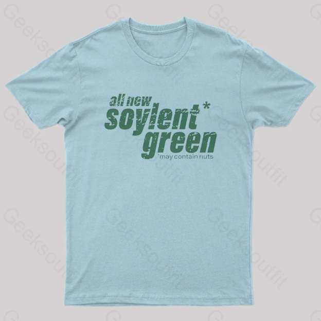 All New Soylent Green Geek T-Shirt Light Blue / S