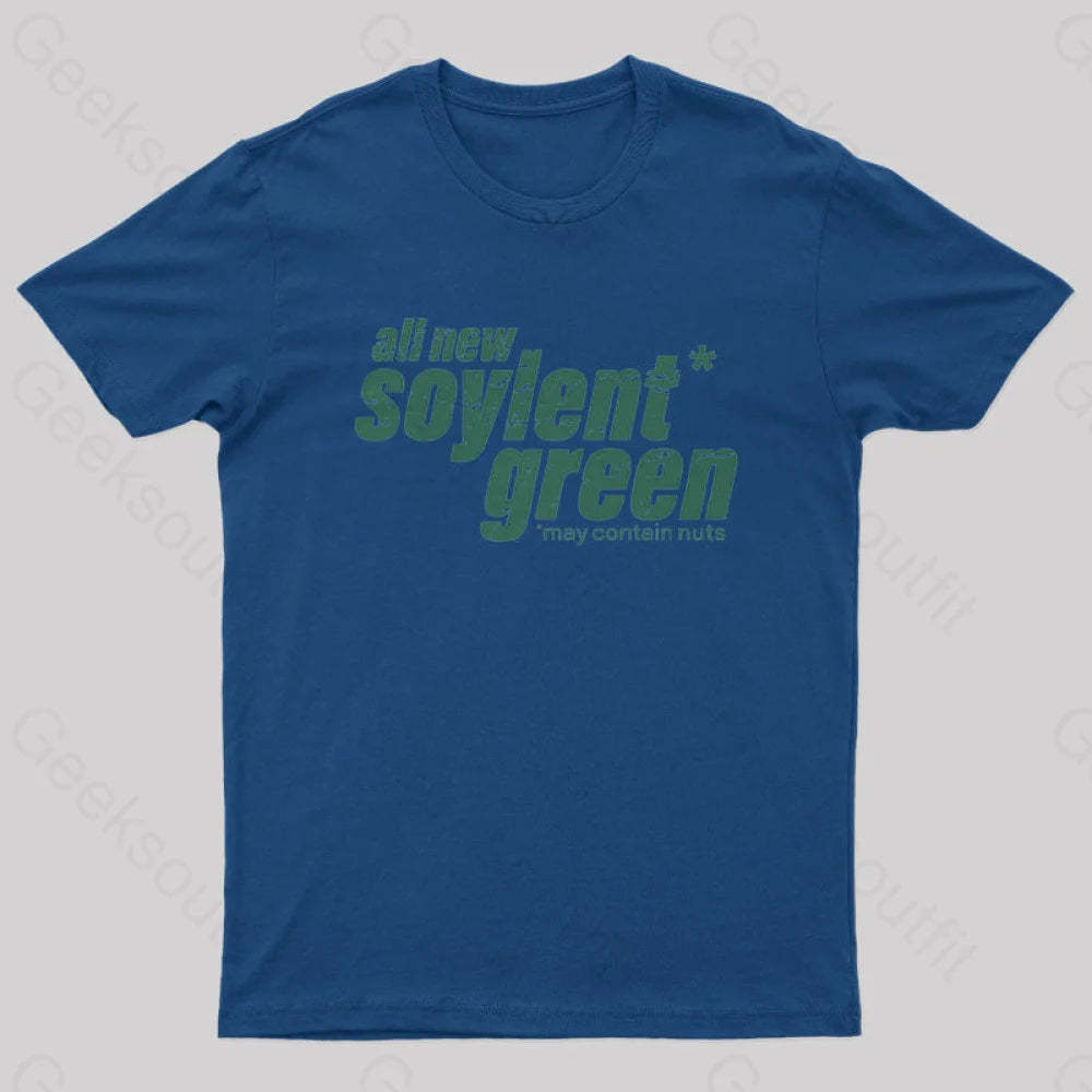 All New Soylent Green Geek T-Shirt Navy / S