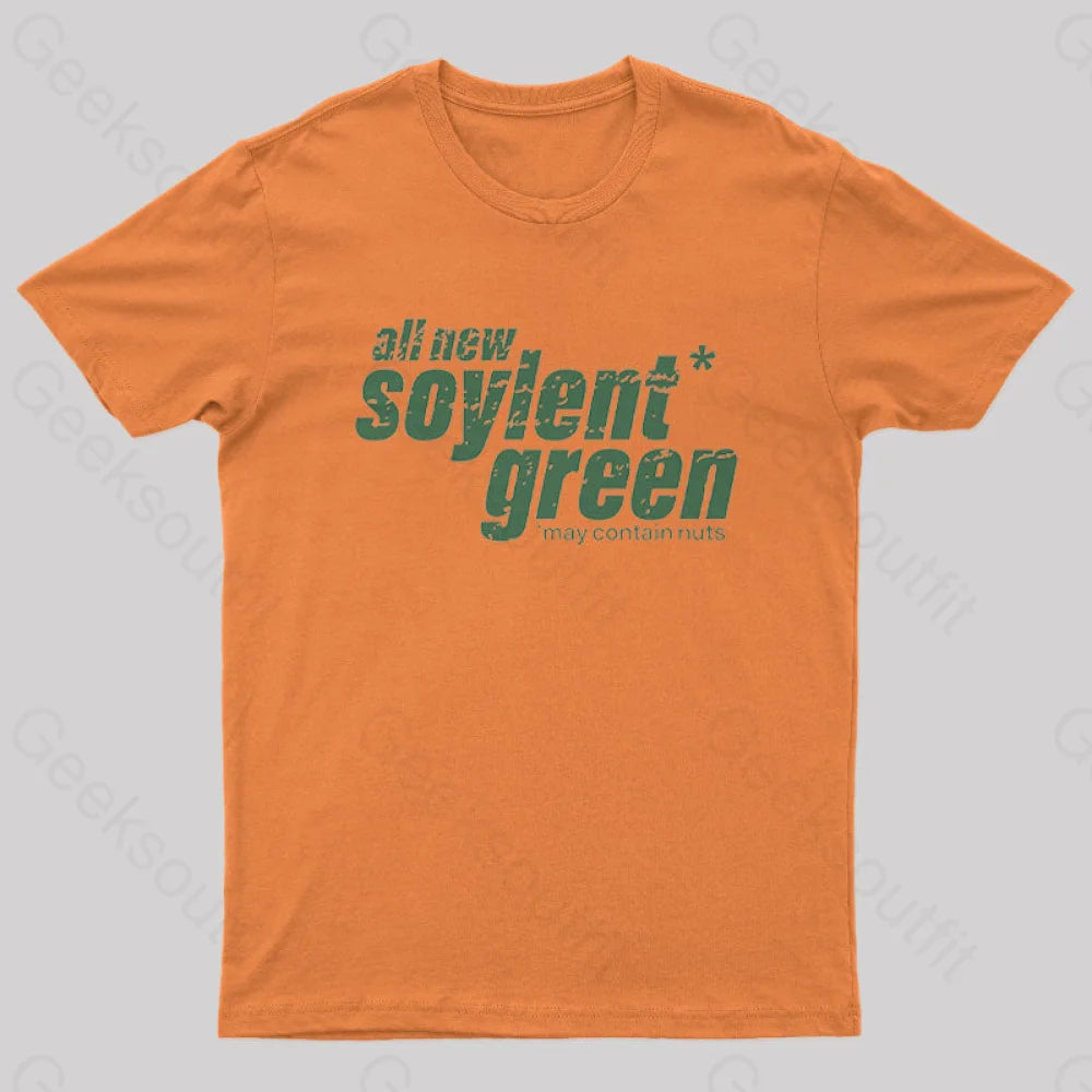 All New Soylent Green Geek T-Shirt Orange / S