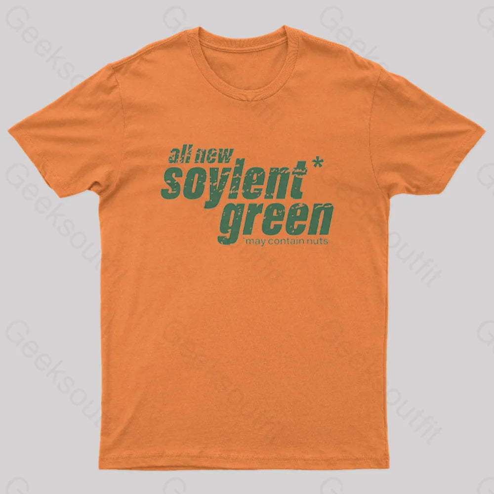 All New Soylent Green Geek T-Shirt Orange / S