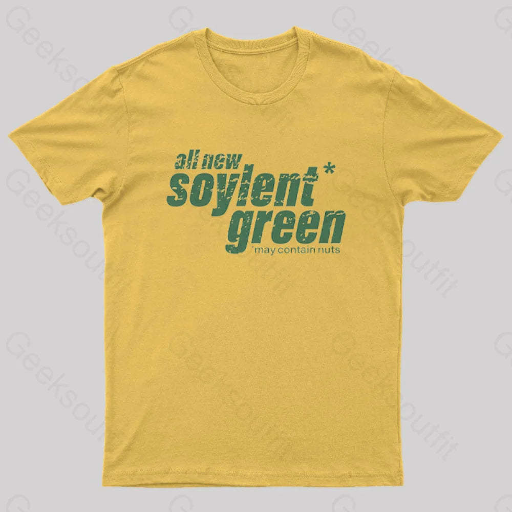 All New Soylent Green Geek T-Shirt Yellow / S