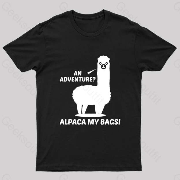 Alpaca My Bags Geek T-Shirt Black / S