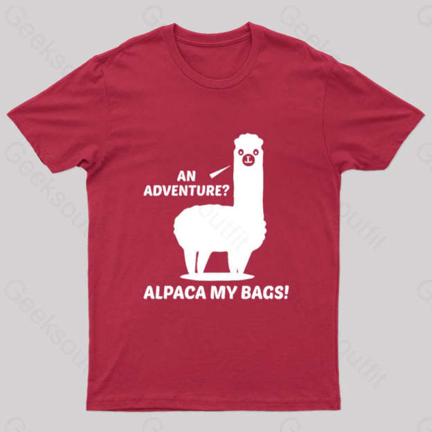 Alpaca My Bags Geek T-Shirt Red / S
