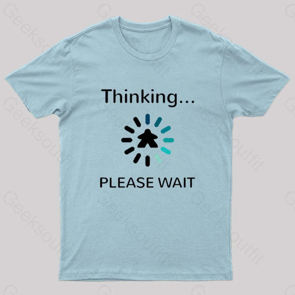 Analysis Paralysis Blue Meeple Board Game T-Shirt Light / S