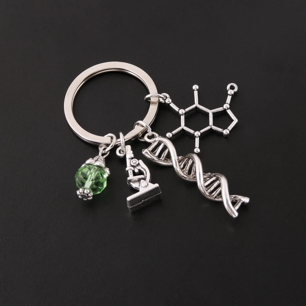 Anatomy Neuron Biology Keychain K183