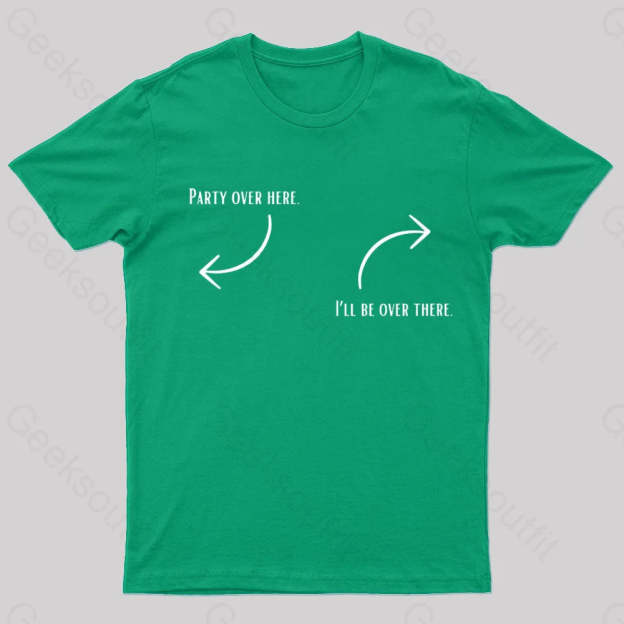 Anti Social Nerd T-Shirt Green / S