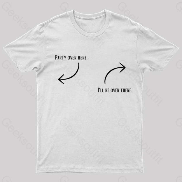 Anti Social Nerd T-Shirt White / S