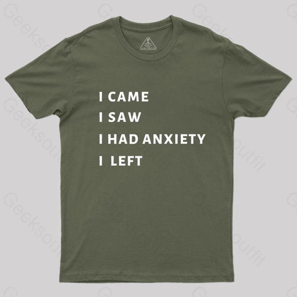 Anxiety T-Shirt Army Green / S
