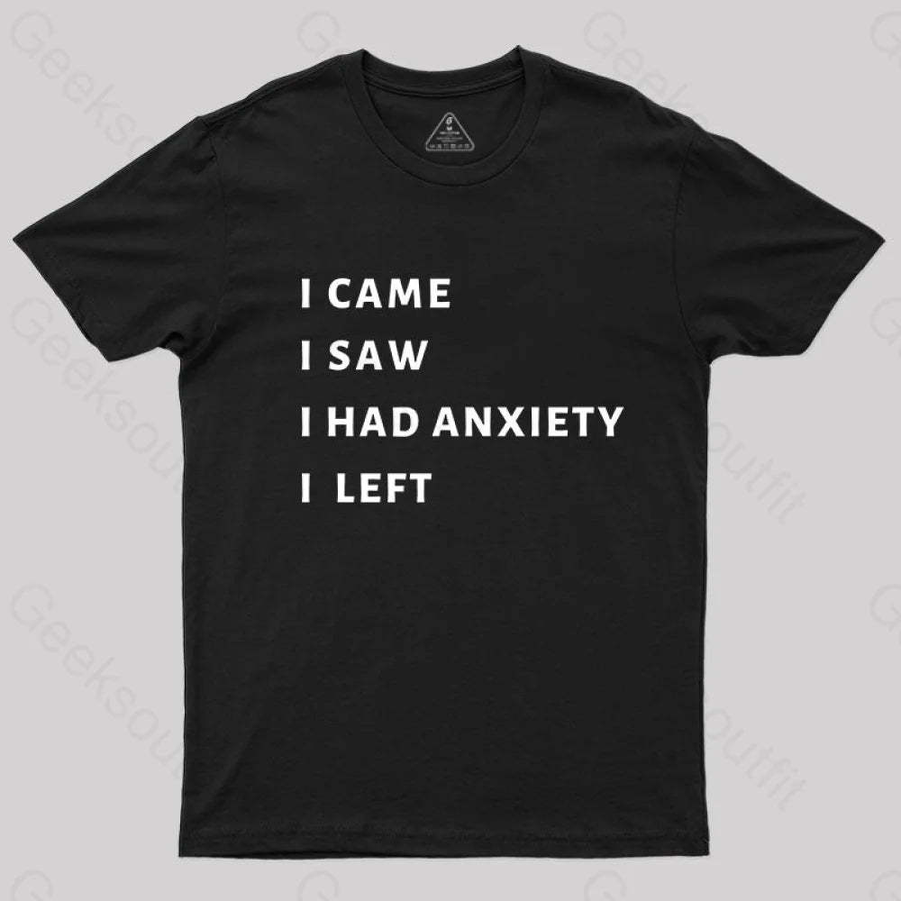 Anxiety T-Shirt Black / S
