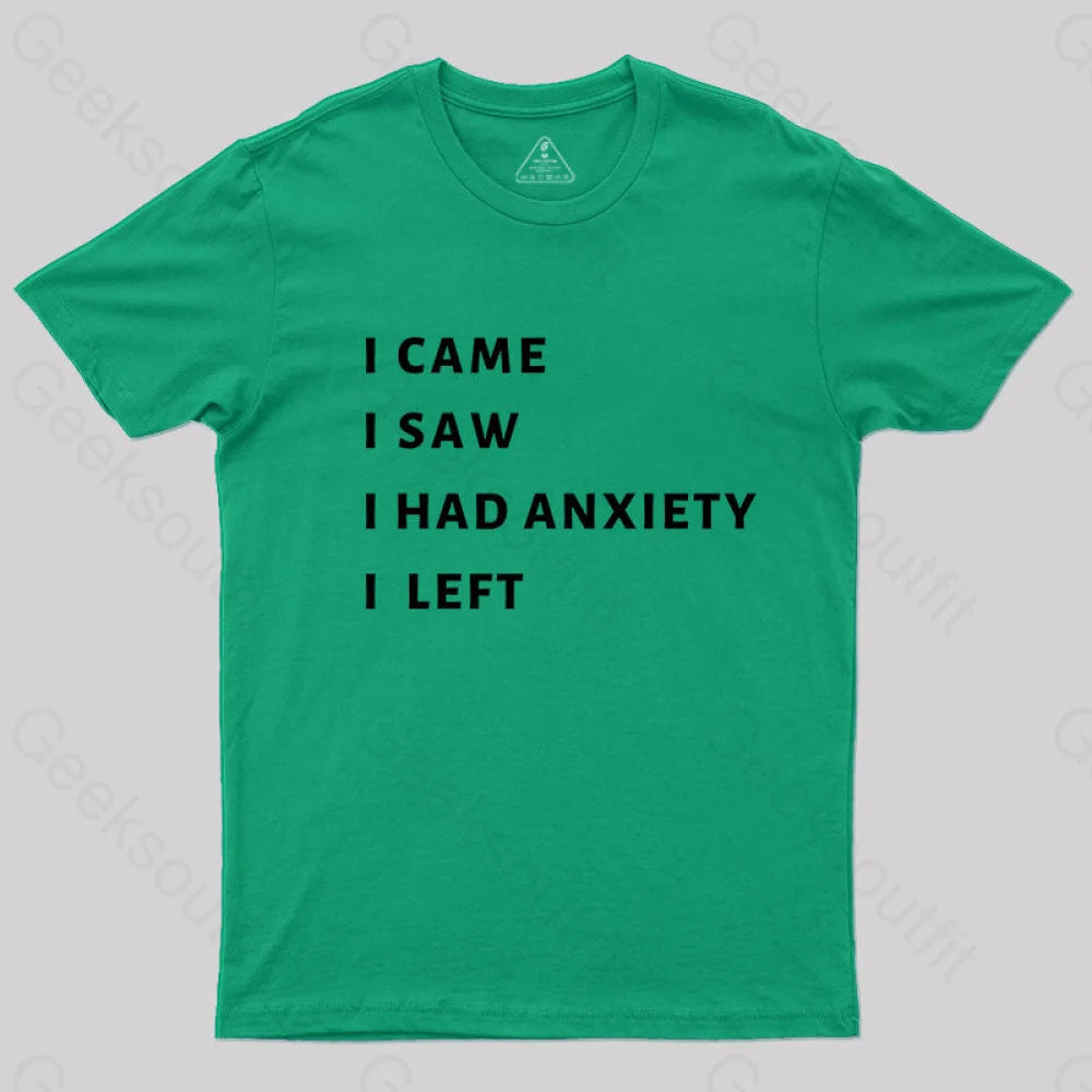 Anxiety T-Shirt Green / S
