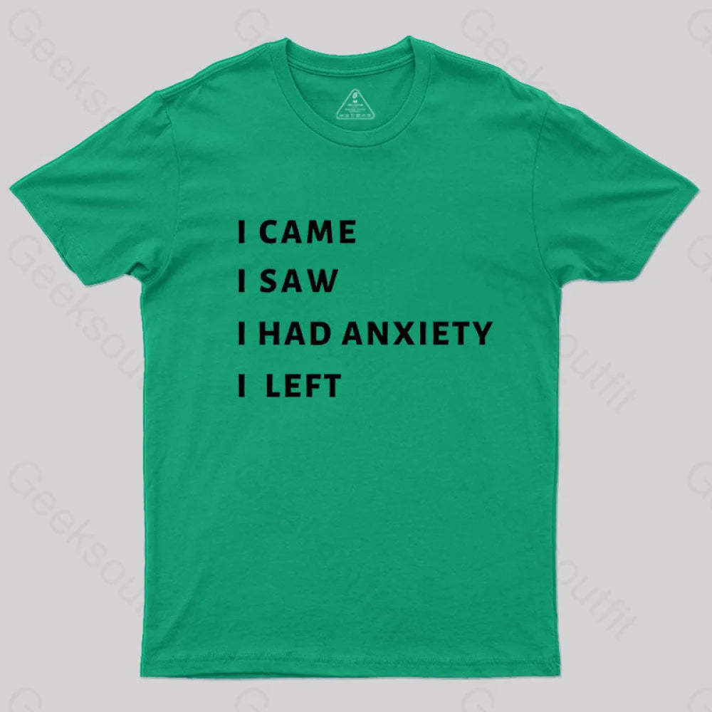 Anxiety T-Shirt Green / S