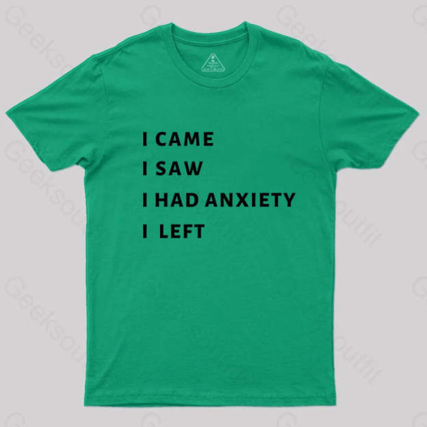 Anxiety T-Shirt Green / S