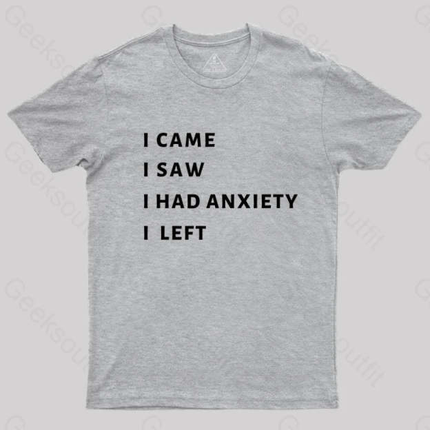 Anxiety T-Shirt Grey / S