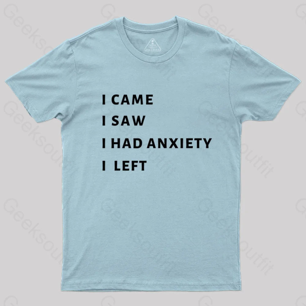 Anxiety T-Shirt Light Blue / S