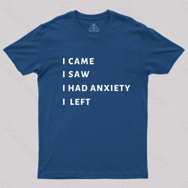 Anxiety T-Shirt Navy / S