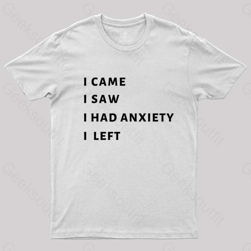 Anxiety T-Shirt White / S