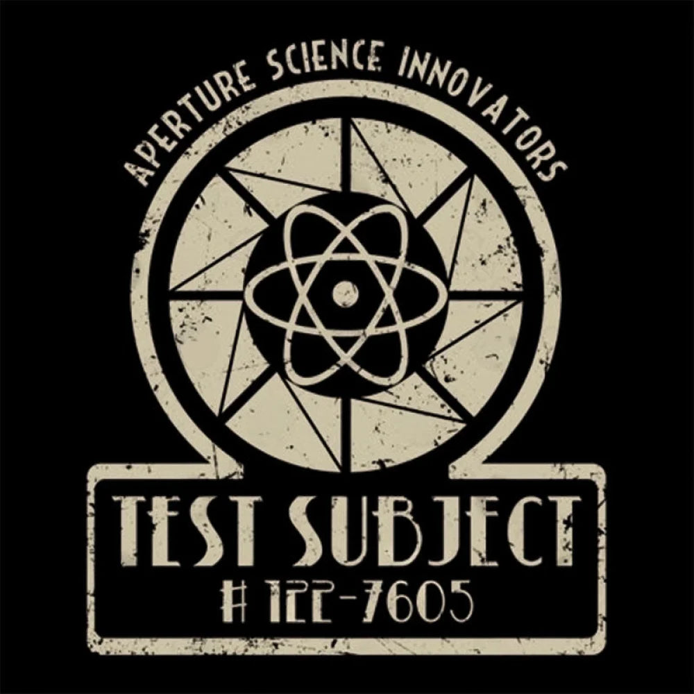Aperture Test Subject 1950S Geek T-Shirt