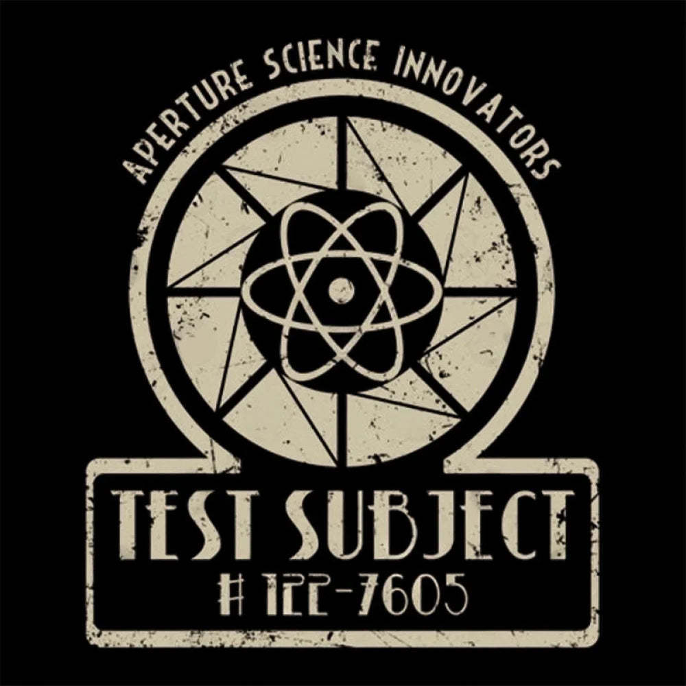 Aperture Test Subject 1950S Geek T-Shirt