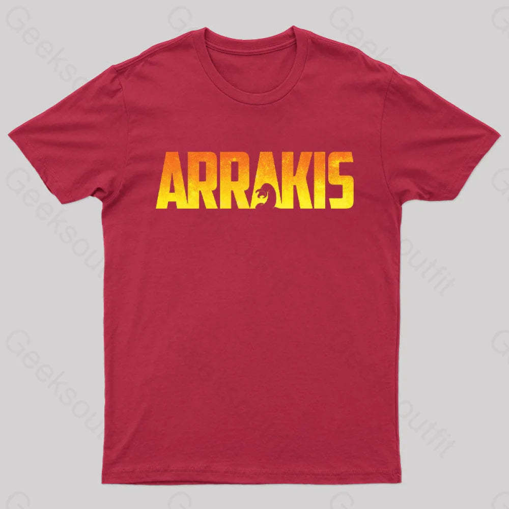 Arrakis Geek T-Shirt Red / S