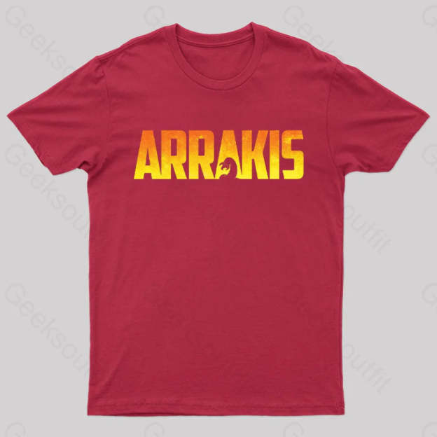 Arrakis Geek T-Shirt Red / S