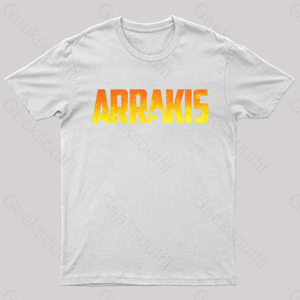 Arrakis Geek T-Shirt White / S