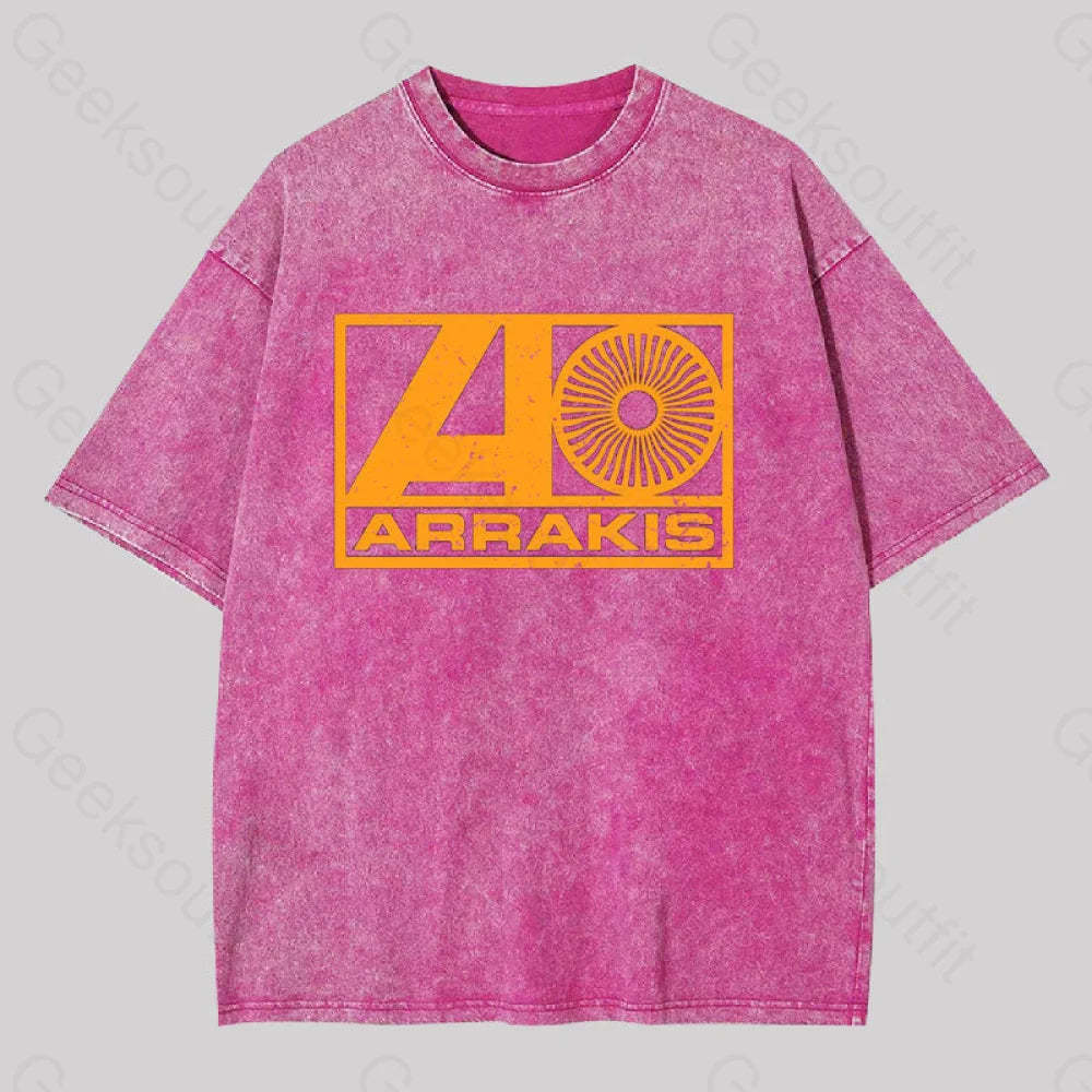Arrakis Records Geek Washed T-Shirt