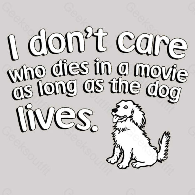 As Long The Dog Lives Nerd T-Shirt