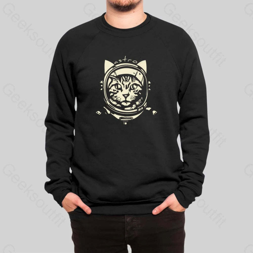Astro Cat Sweatshirt - Geeksoutfit