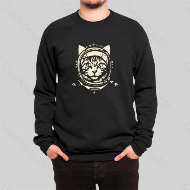 Astro Cat Sweatshirt - Geeksoutfit