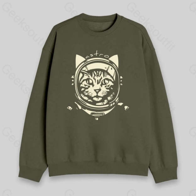 Astro Cat Sweatshirt - Geeksoutfit