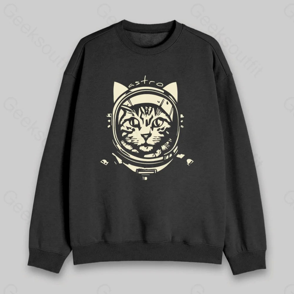 Astro Cat Sweatshirt - Geeksoutfit