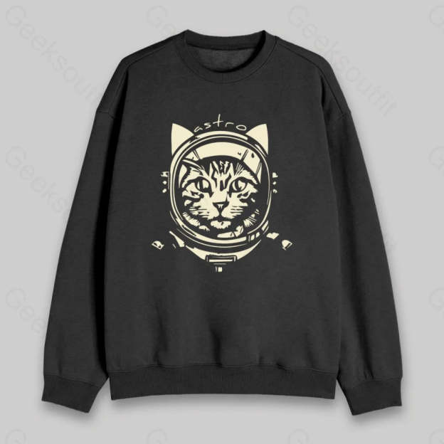 Astro Cat Sweatshirt - Geeksoutfit