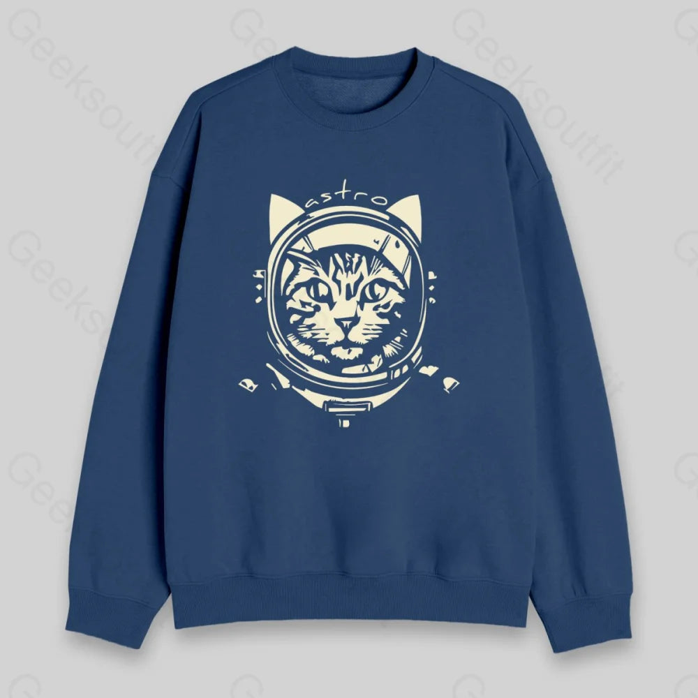 Astro Cat Sweatshirt - Geeksoutfit