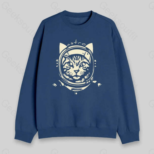 Astro Cat Sweatshirt - Geeksoutfit