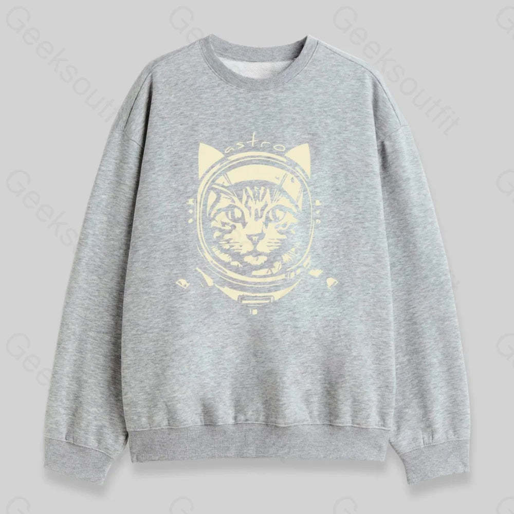 Astro Cat Sweatshirt - Geeksoutfit