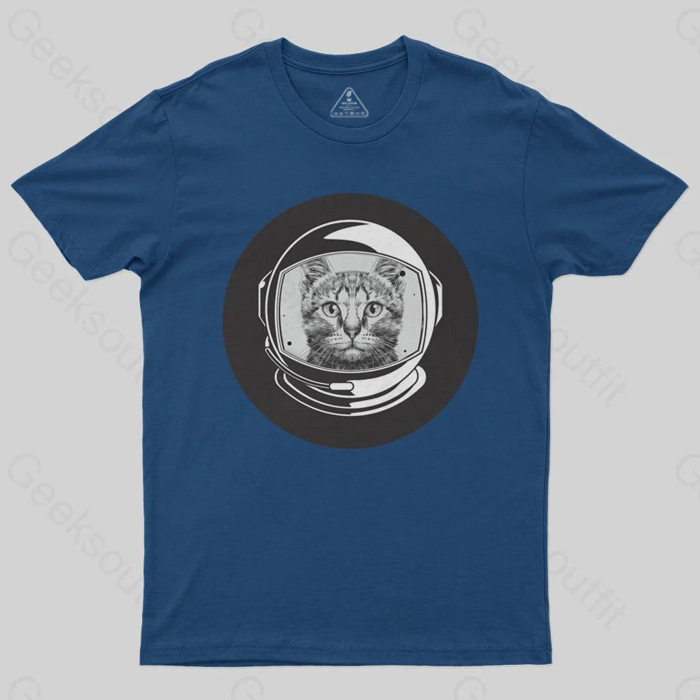 Astronaut Cool Cat T-Shirt - Geeksoutfit