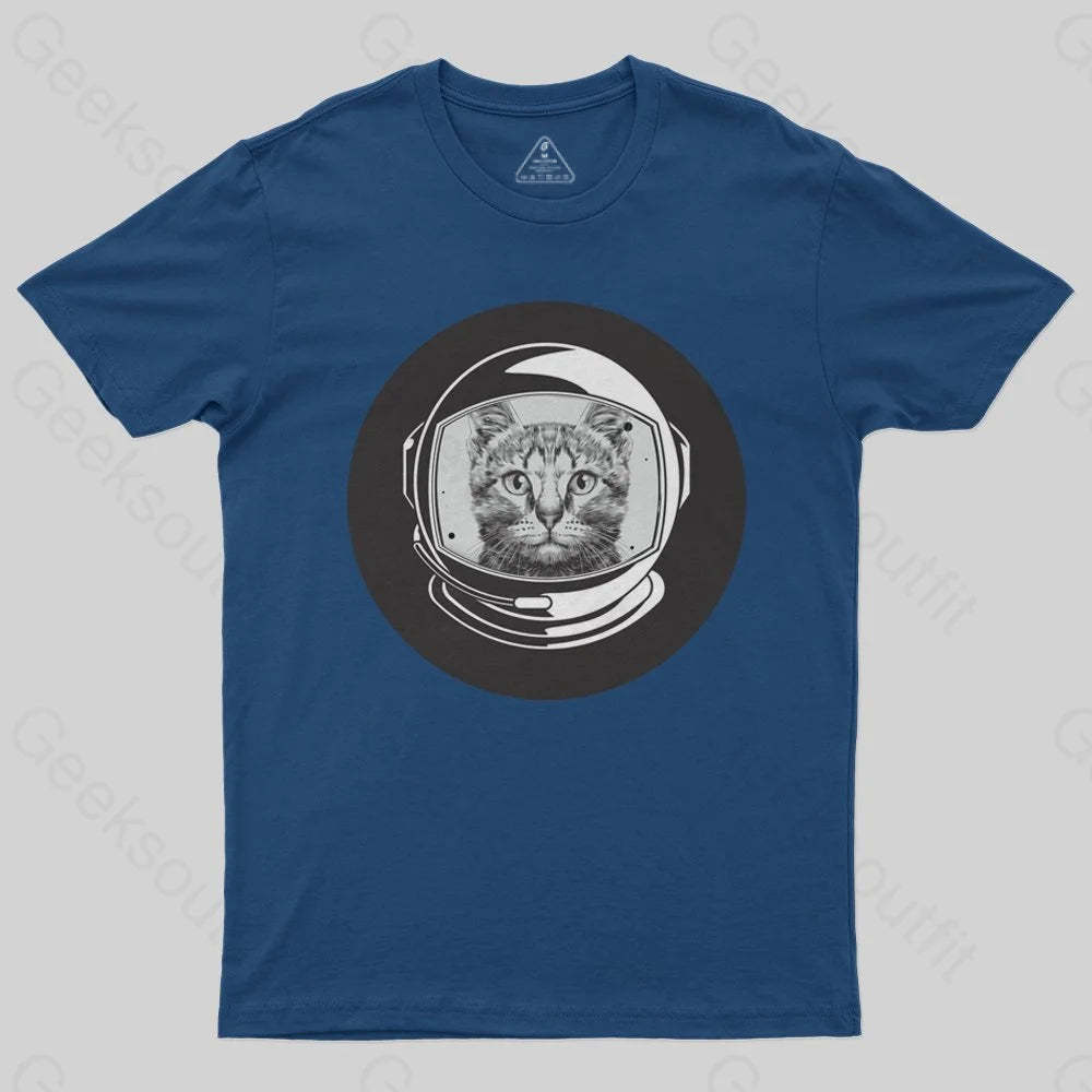 Astronaut Cool Cat T-Shirt - Geeksoutfit