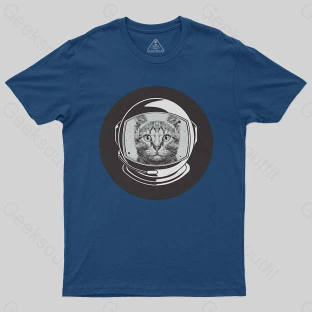Astronaut Cool Cat T-Shirt - Geeksoutfit