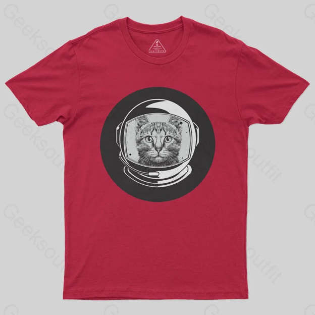 Astronaut Cool Cat T-Shirt - Geeksoutfit