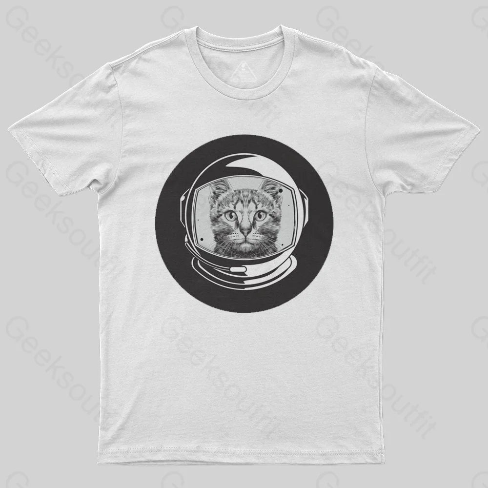 Astronaut Cool Cat T-Shirt - Geeksoutfit