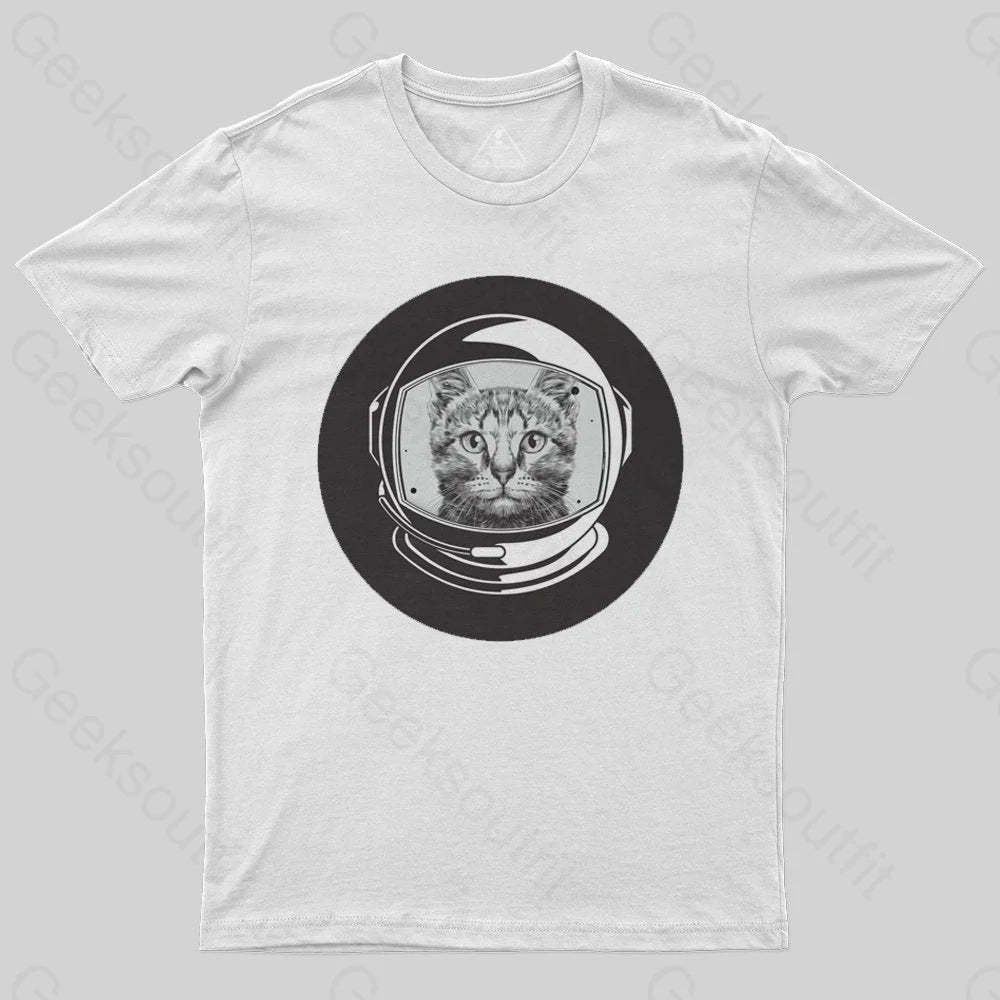 Astronaut Cool Cat T-Shirt - Geeksoutfit
