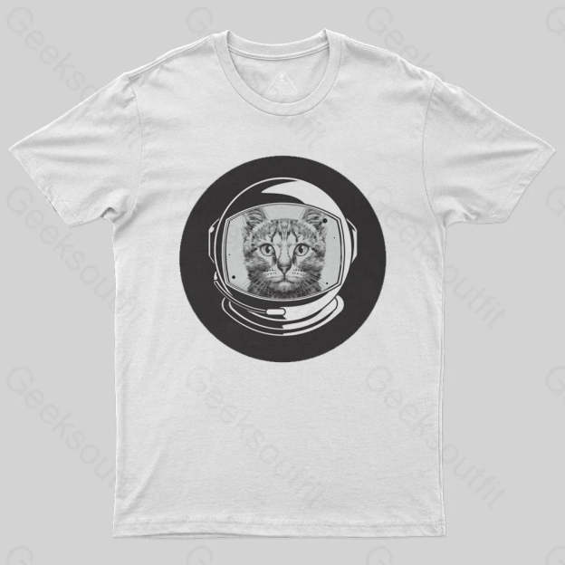 Astronaut Cool Cat T-Shirt - Geeksoutfit